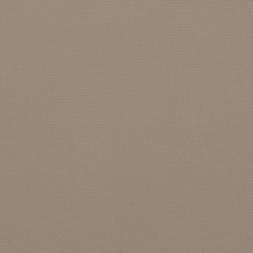 Gartenbank-Auflage Taupe 120x50x3 cm Oxford-Gewebe