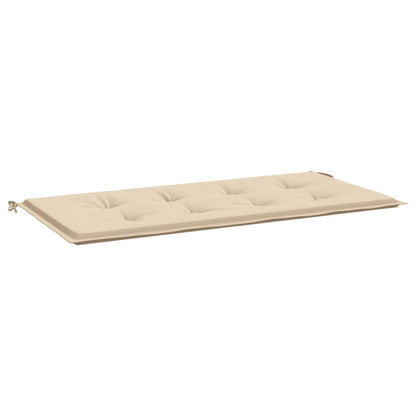 Gartenbank-Auflage Beige 120x50x3 cm Oxford-Gewebe