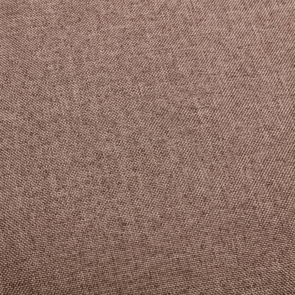 Barhocker Taupe Stoff