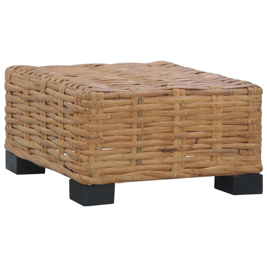 Couchtisch 47×47×28 cm Natur Rattan