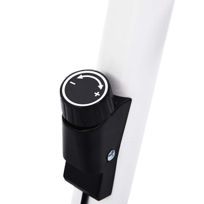 Cyclette con trasmissione a cinghia, bianca