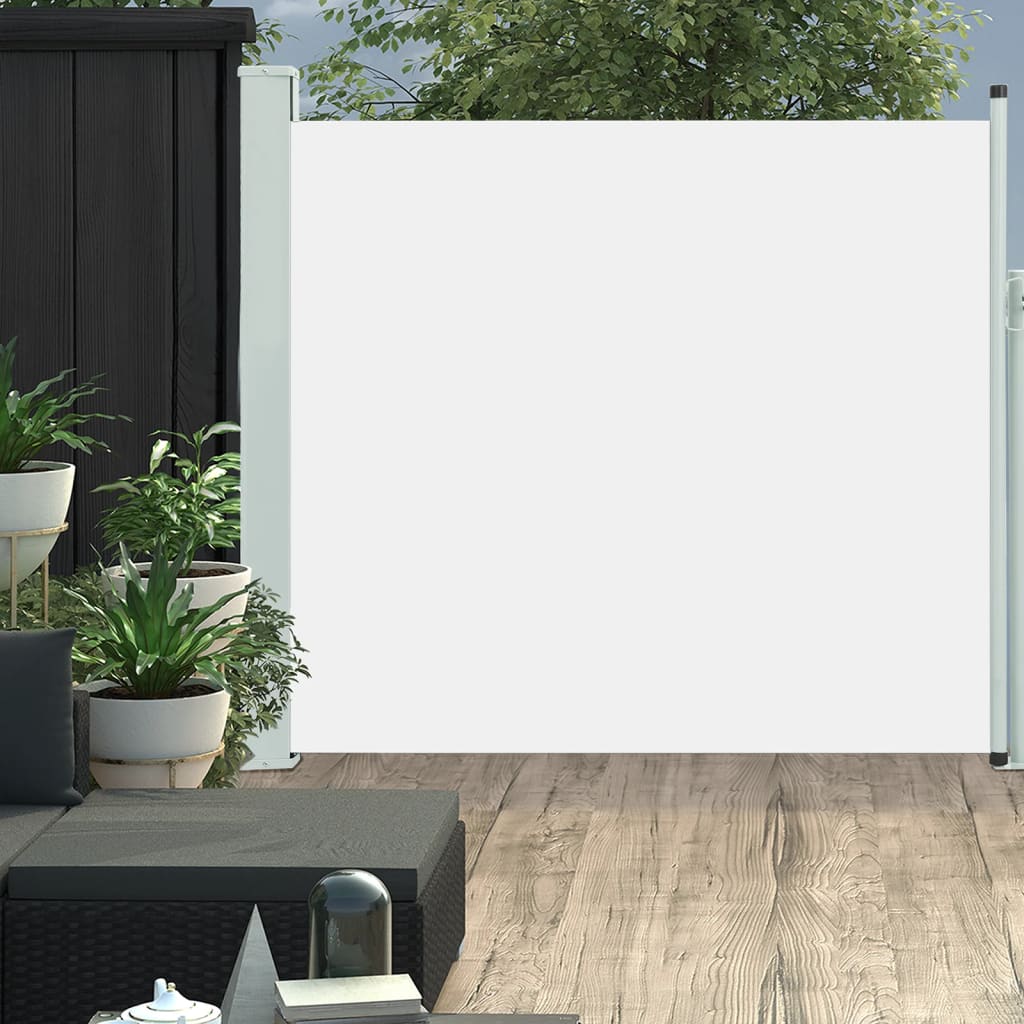 Ausziehbare Seitenmarkise 170×300 cm Creme