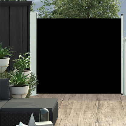 Ausziehbare Seitenmarkise 100×300 cm Schwarz