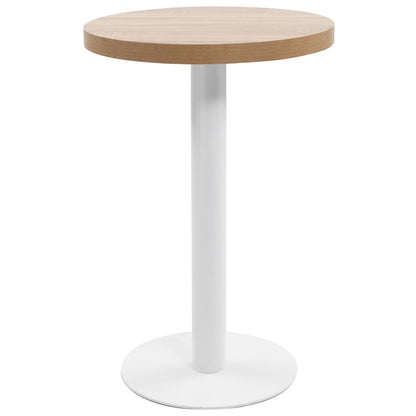 Bistrotisch Hellbraun 50 cm MDF