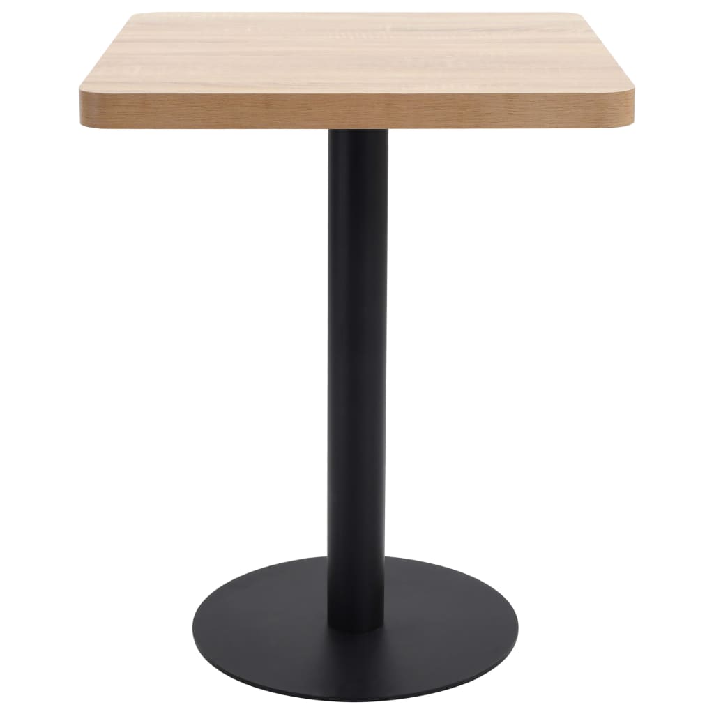 Bistrotisch Hellbraun 60x60 cm MDF