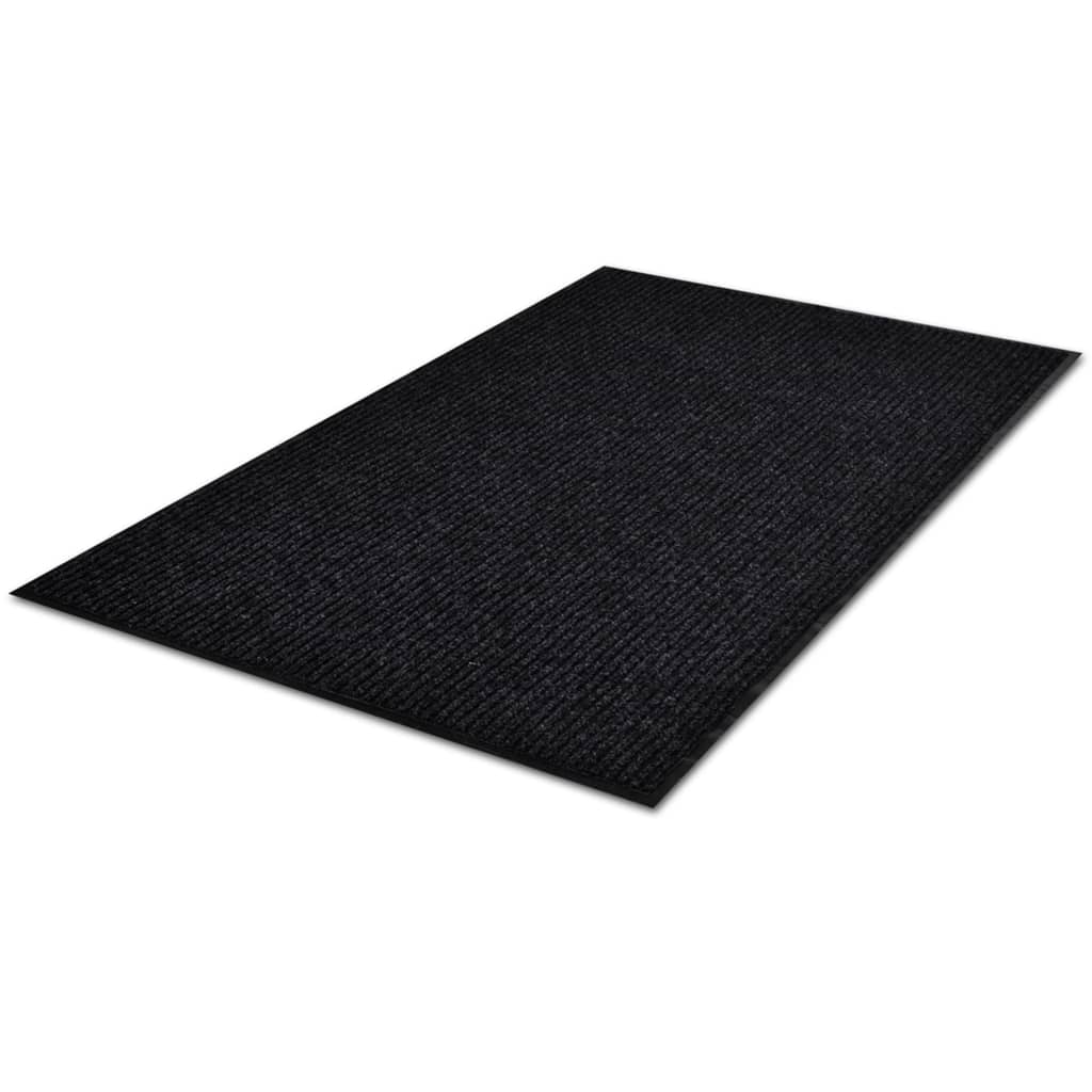 Türmatte Schwarz 117x220 cm PVC