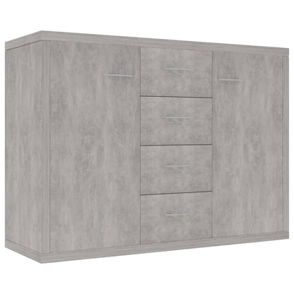 Sideboard Betongrau 88x30x65 cm Holzwerkstoff