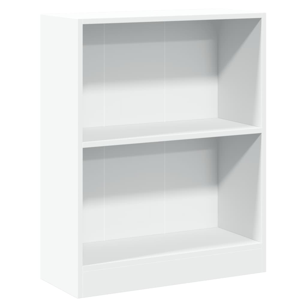 Bücherregal Weiß 60x24x76 cm Holzwerkstoff