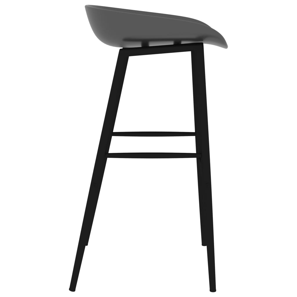 Barhocker 2 Stk. Grau