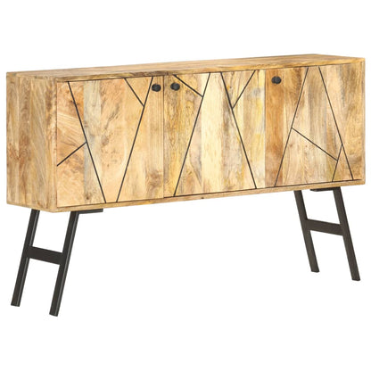 Sideboard 118x30x75 cm Massivholz Mango