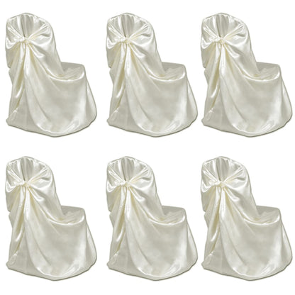 Stuhlhussen für Hochzeit Bankett 12 Stk. Creme