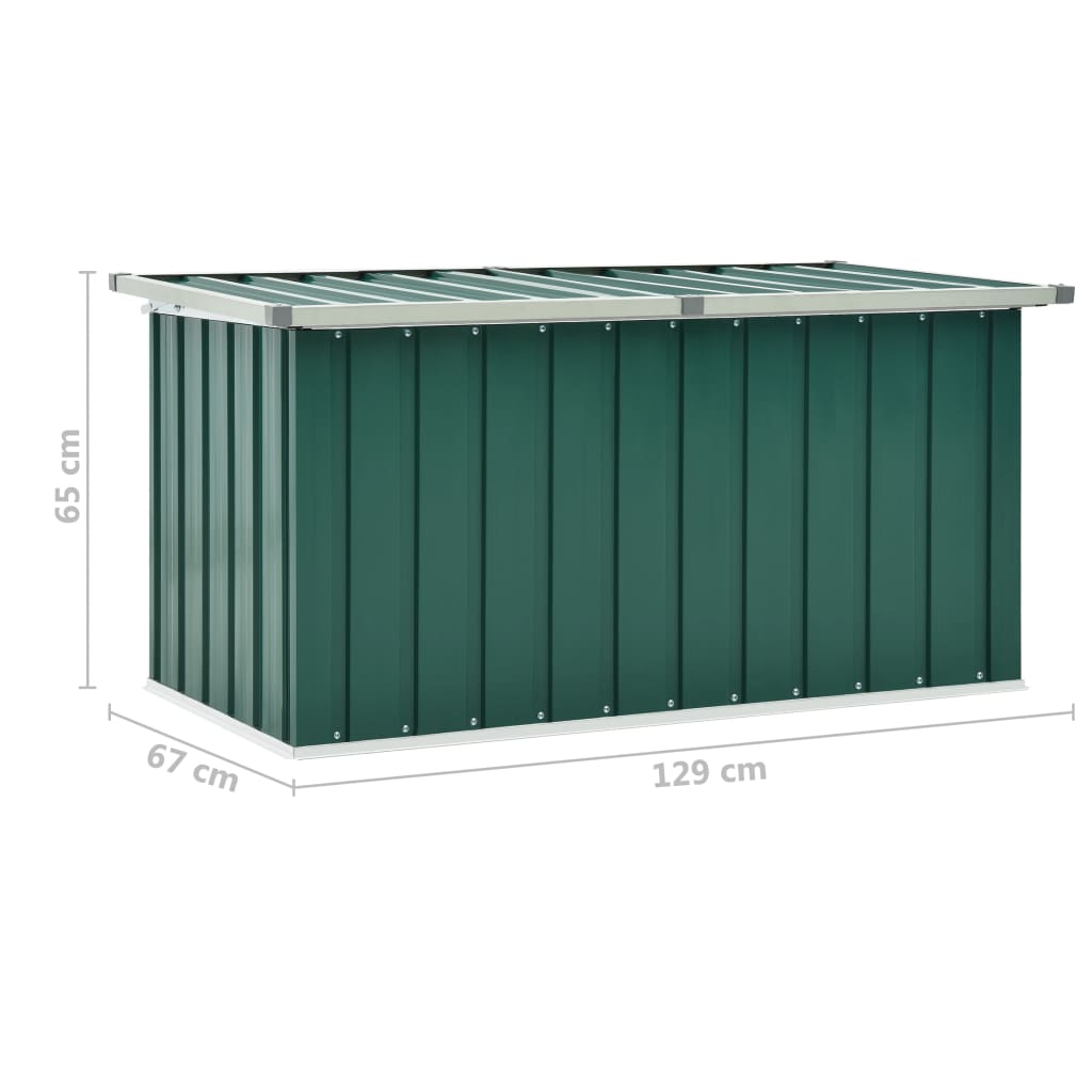 Gartenbox Grün 129 x 67 x 65 cm