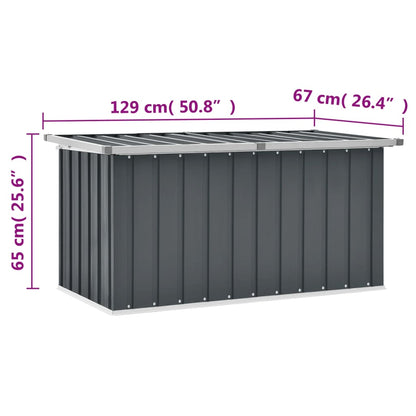 Gartenbox Grau 129 x 67 x 65 cm