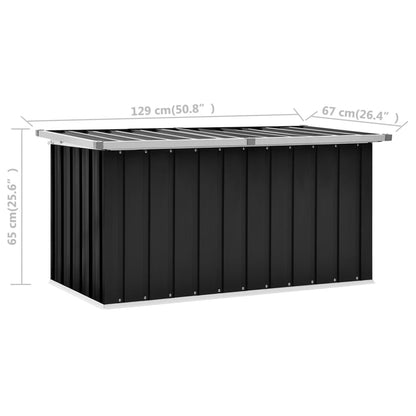 Gartenbox Anthrazit 129 x 67 x 65 cm