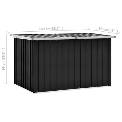 Gartenbox Anthrazit 149x99x93 cm