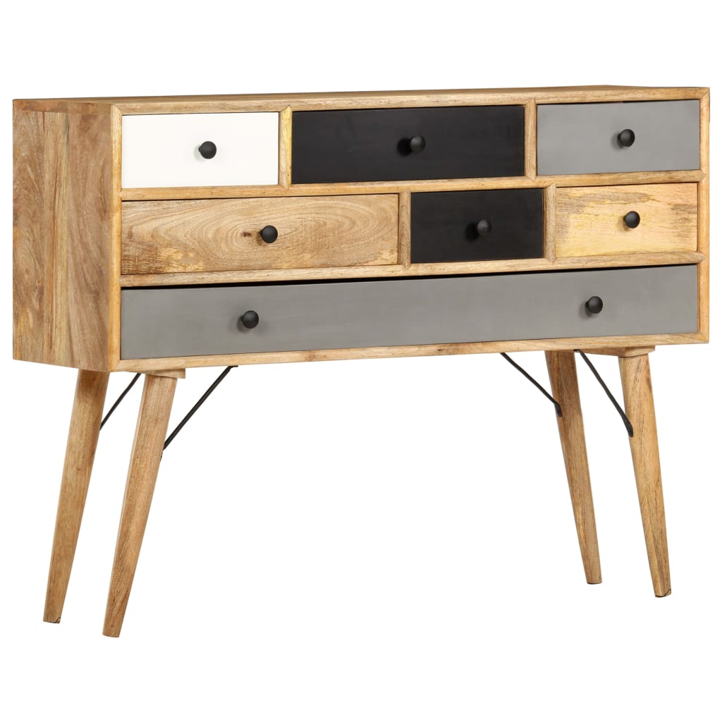 Sideboard 110 x 30 x 82 cm Massivholz Mango