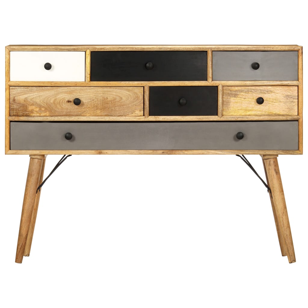 Sideboard 110 x 30 x 82 cm Massivholz Mango