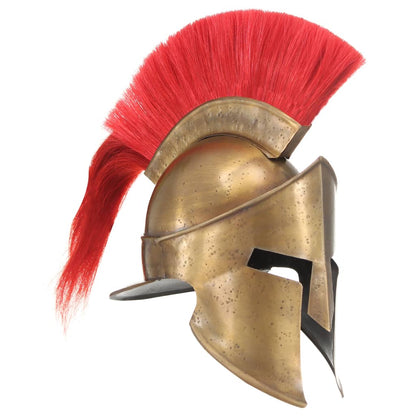 Griechischer Krieger-Helm Antik Replik LARP Messing Stahl