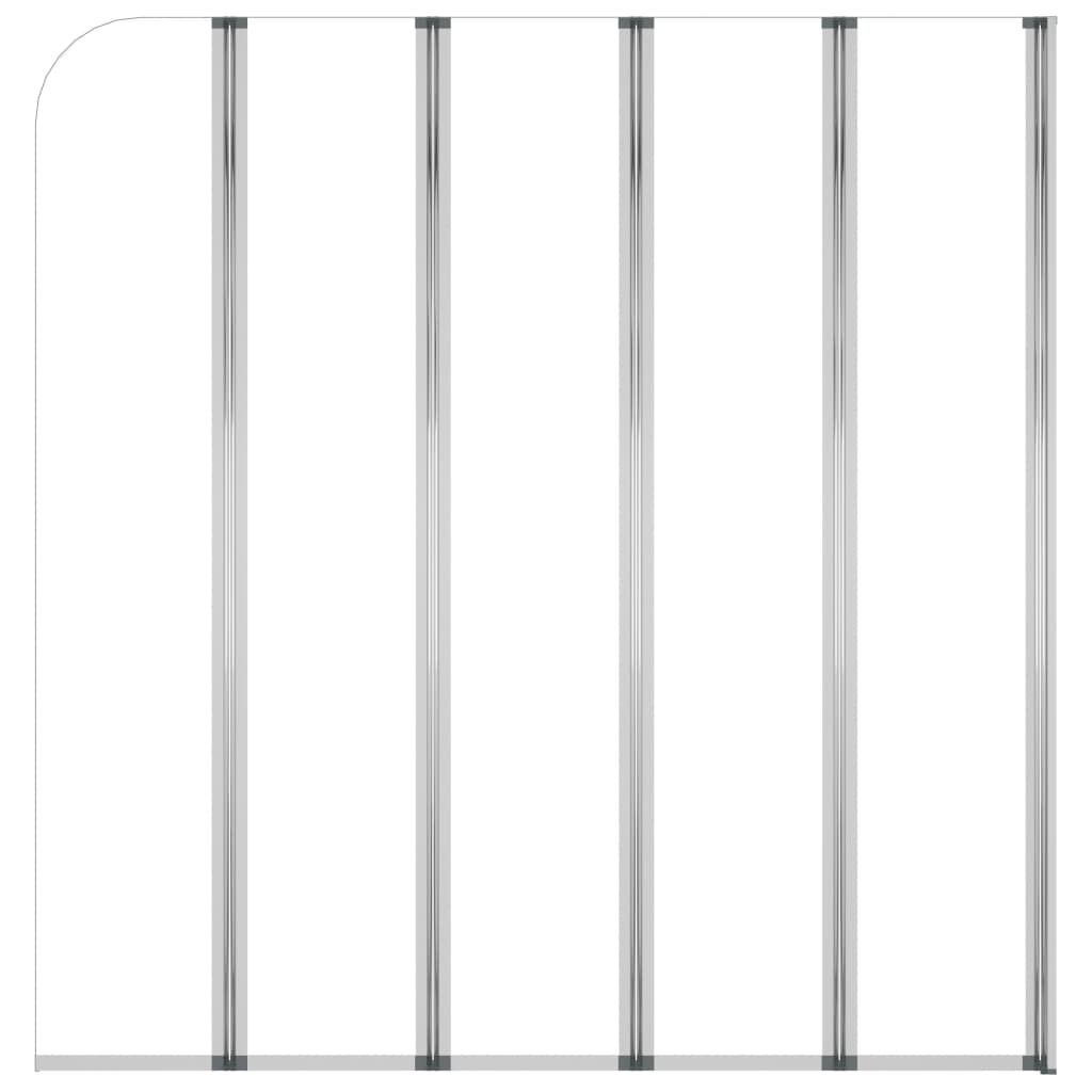 Duschabtrennung 120x140 cm Hartglas Transparent