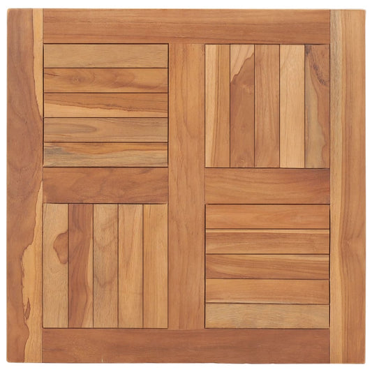 Tischplatte Massivholz Teak 60×60×2,5 cm