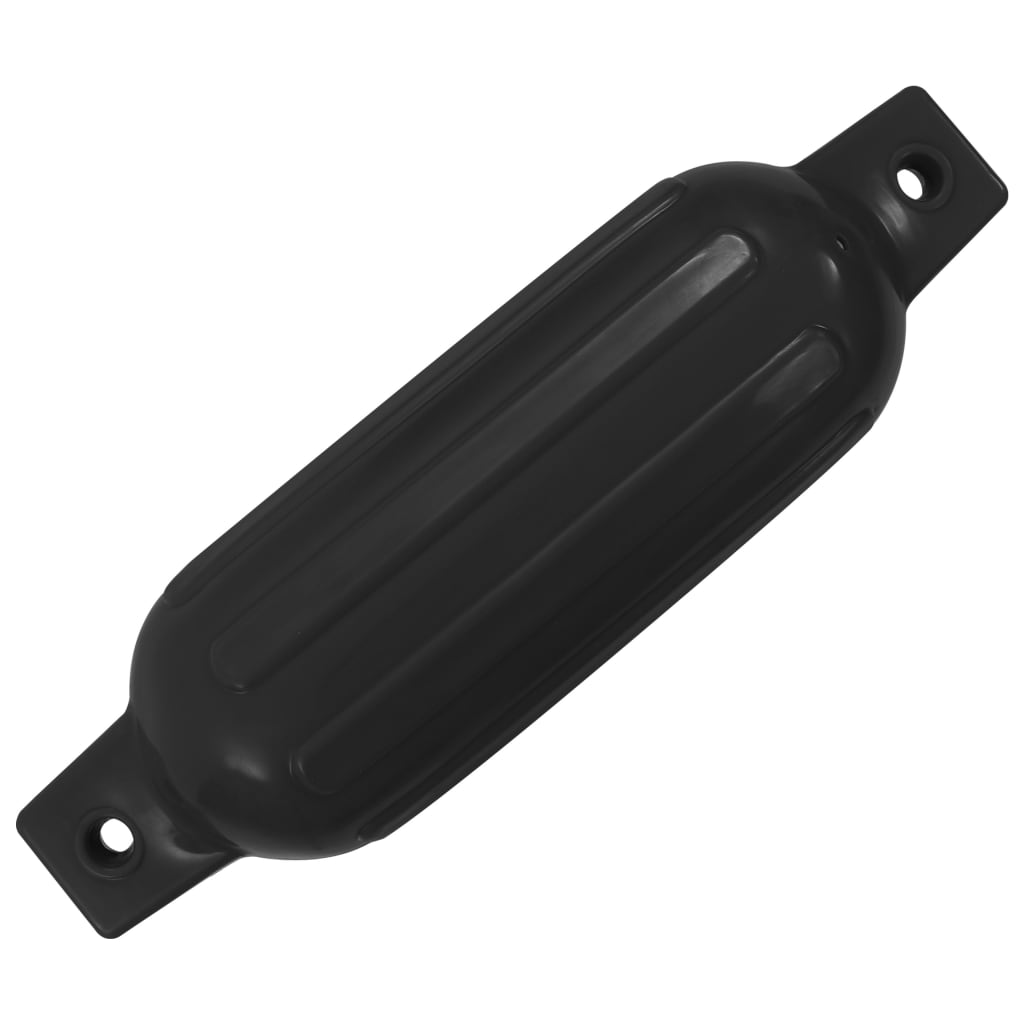 Bootsfender 4 Stk. Schwarz 41 x 11,5 cm PVC