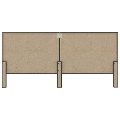 Kopfteil Dunkelgrau Stoff 200×200 cm