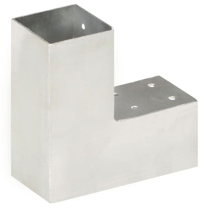 Pfostenverbinder L-Form Verzinktes Metall 71 x 71 mm