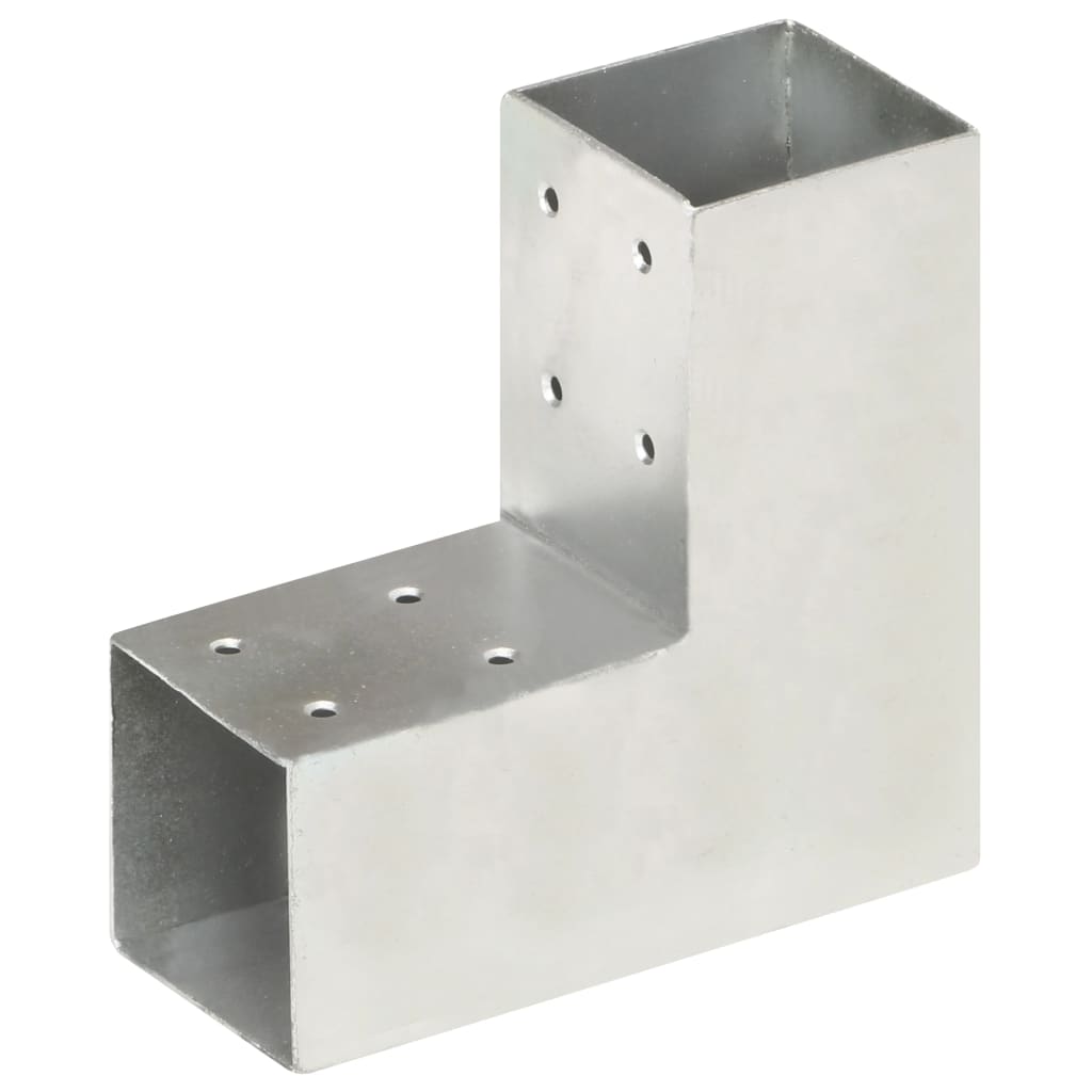 Pfostenverbinder 4 Stk. L-Form Verzinktes Metall 71 x 71 mm