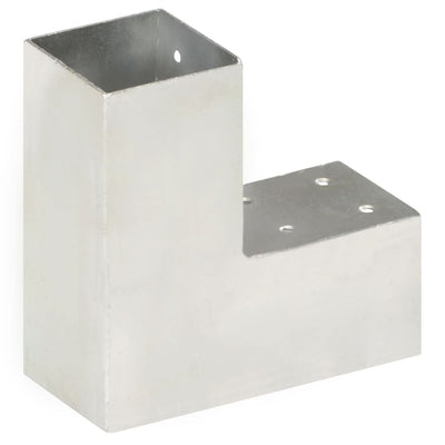 Pfostenverbinder 4 Stk. L-Form Verzinktes Metall 71 x 71 mm