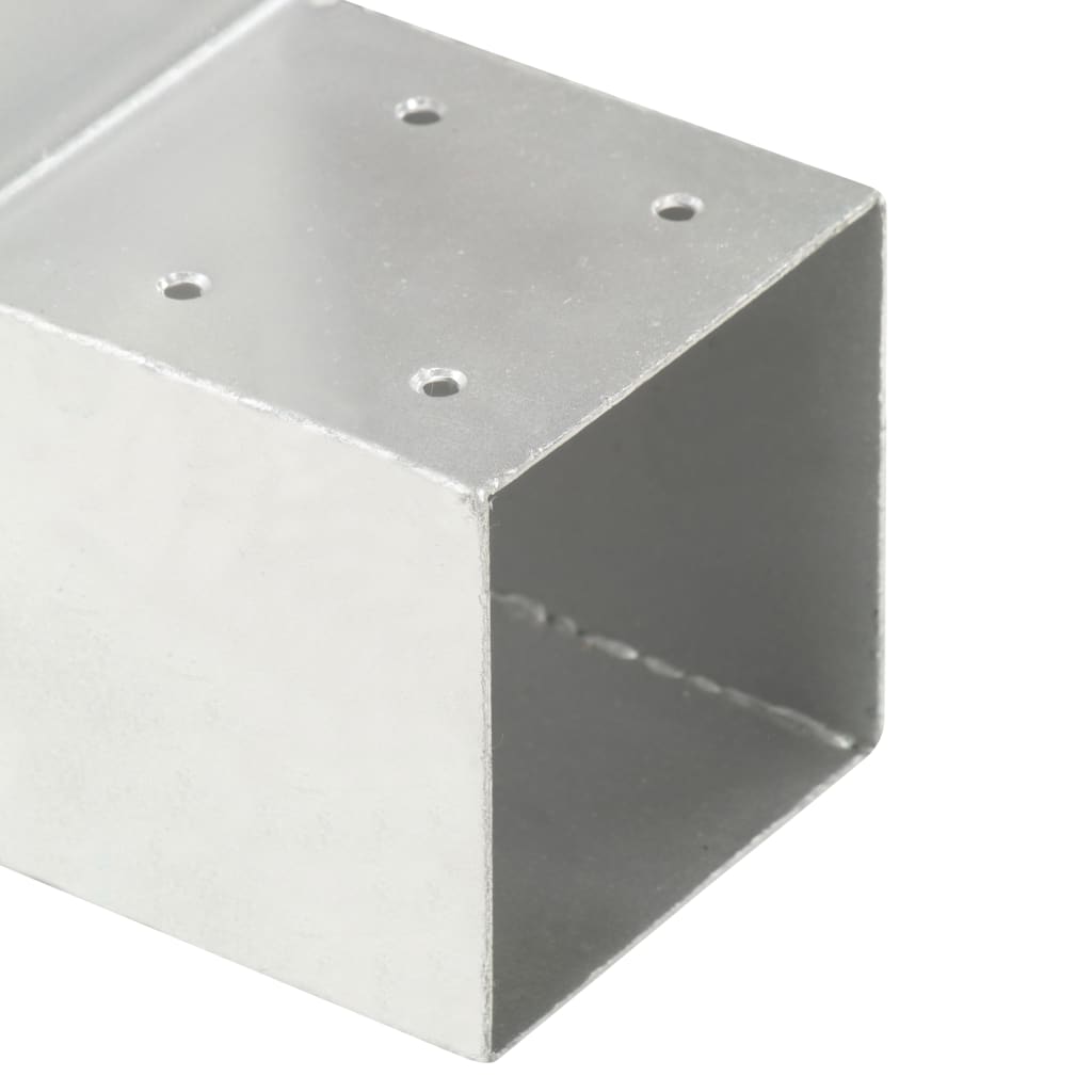 Pfostenverbinder 4 Stk. L-Form Verzinktes Metall 71 x 71 mm