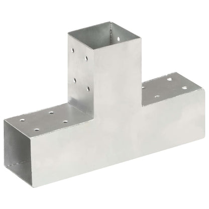 Pfostenverbinder T-Form Verzinktes Metall 71 x 71 mm