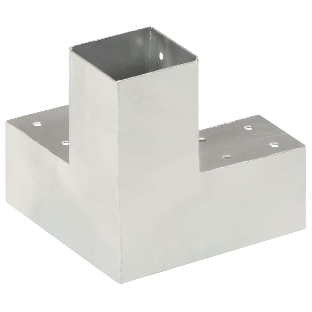 Pfostenverbinder 4 Stk. Y-Form Verzinktes Metall 71 x 71 mm