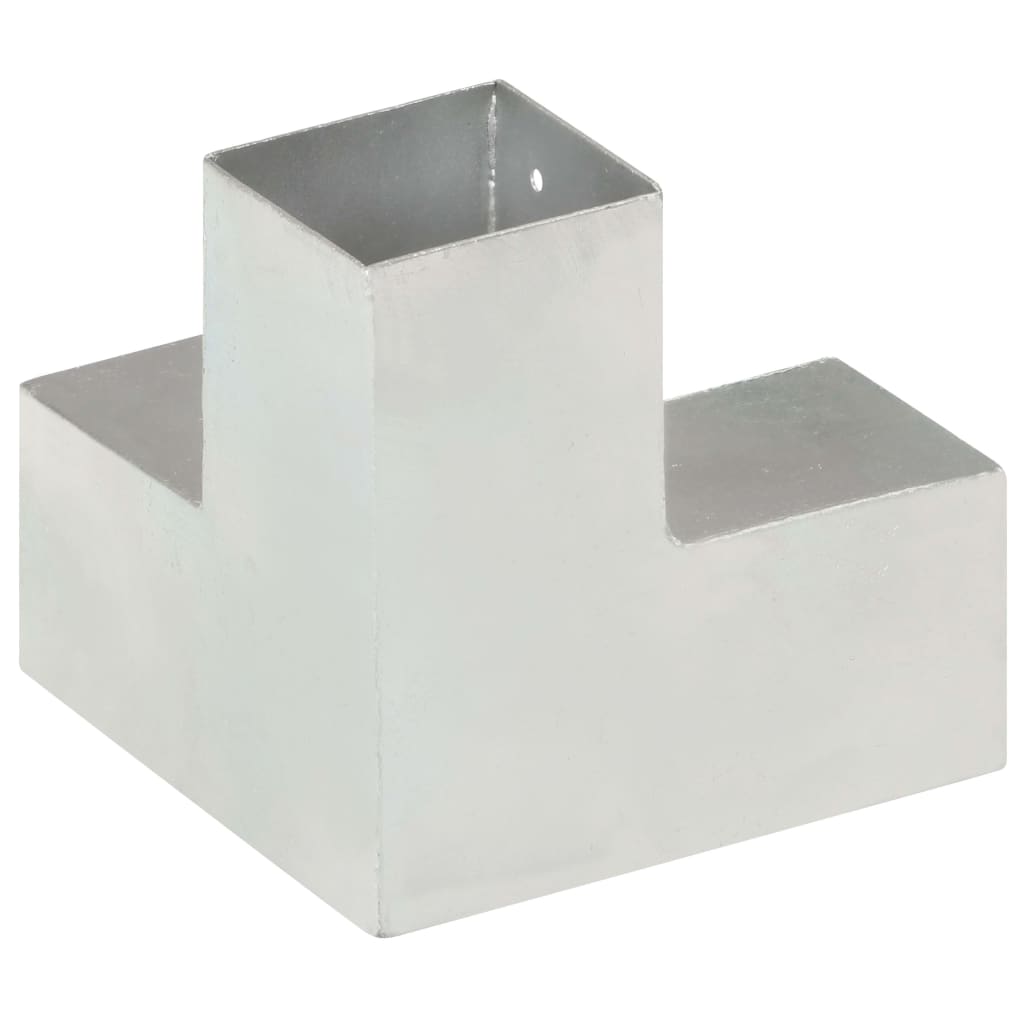 Pfostenverbinder Y-Form Verzinktes Metall 81 x 81 mm