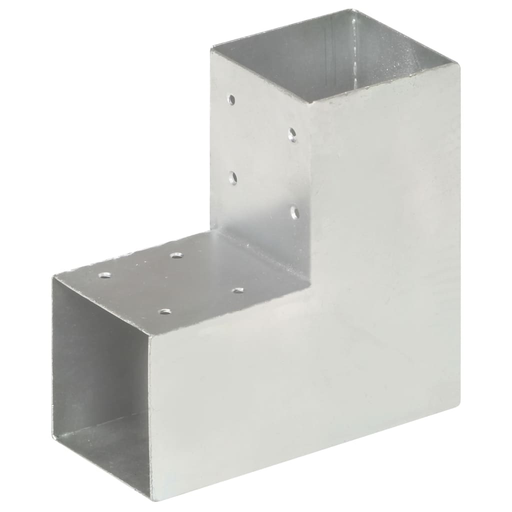 Pfostenverbinder 4 Stk. L-Form Verzinktes Metall 91 x 91 mm