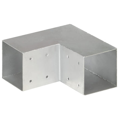 Pfostenverbinder 4 Stk. L-Form Verzinktes Metall 91 x 91 mm