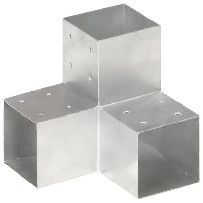 Pfostenverbinder 4 Stk. Y-Form Verzinktes Metall 101 x 101 mm