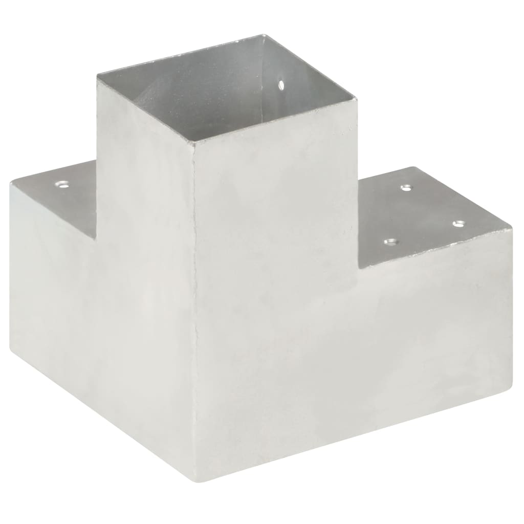 Pfostenverbinder 4 Stk. Y-Form Verzinktes Metall 101 x 101 mm