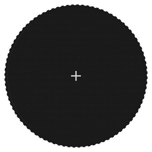 Sprungtuch Schwarz für 4,57 m Runde Trampoline