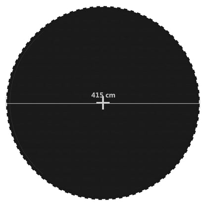 Sprungtuch Schwarz für 4,57 m Runde Trampoline