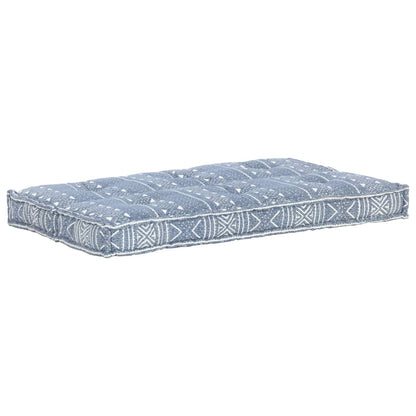 Palettensofa-Auflage Indigo Stoff Patchwork