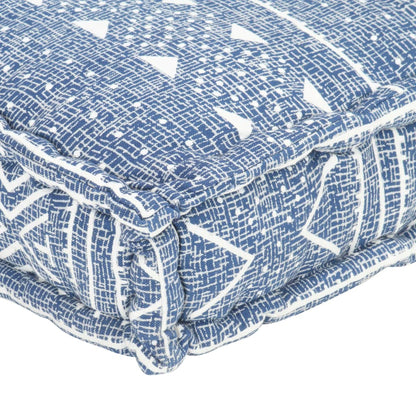 Palettensofa-Auflage Indigo Stoff Patchwork