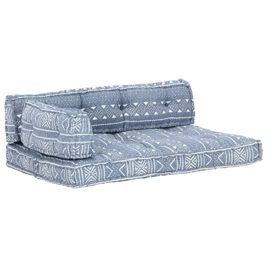 Palettensofa-Auflage Indigo Stoff Patchwork