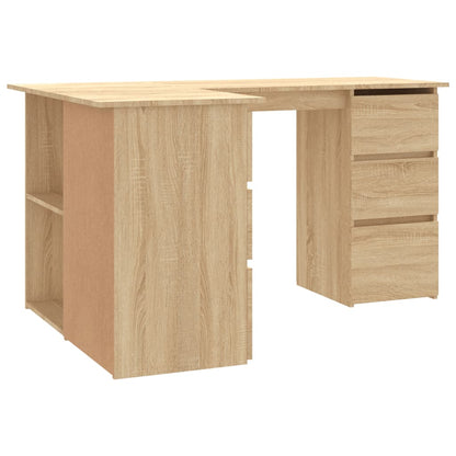 Eckschreibtisch Sonoma-Eiche 145x100x76 cm Holzwerkstoff