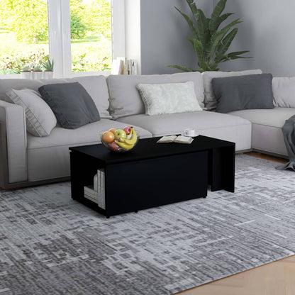 Couchtisch Schwarz 150x50x35 cm Holzwerkstoff