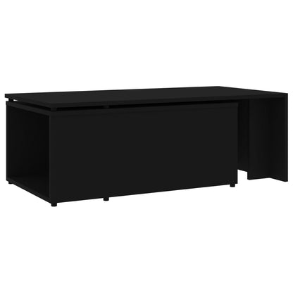 Couchtisch Schwarz 150x50x35 cm Holzwerkstoff