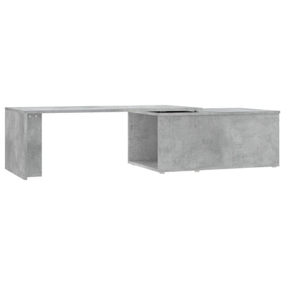 Couchtisch Betongrau 150x50x35 cm Holzwerkstoff