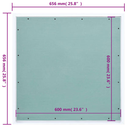 Revisionsklappe mit Aluminium-Rahmen und GK-Einlage 600x600 mm