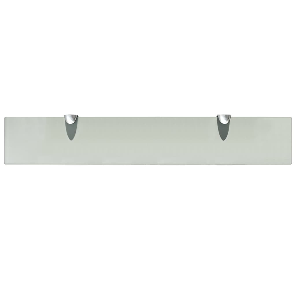 Schwebende Regale 2 Stk. Glas 60x10 cm 8 mm