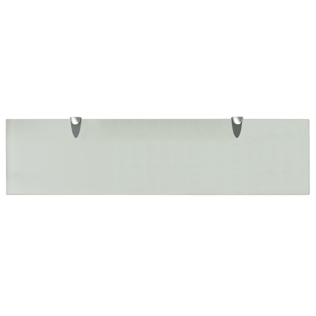 Schwebende Regale 2 Stk. Glas 80x20 cm 8 mm