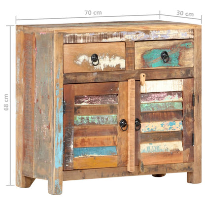 Sideboard 70x30x68 cm Altholz Massiv